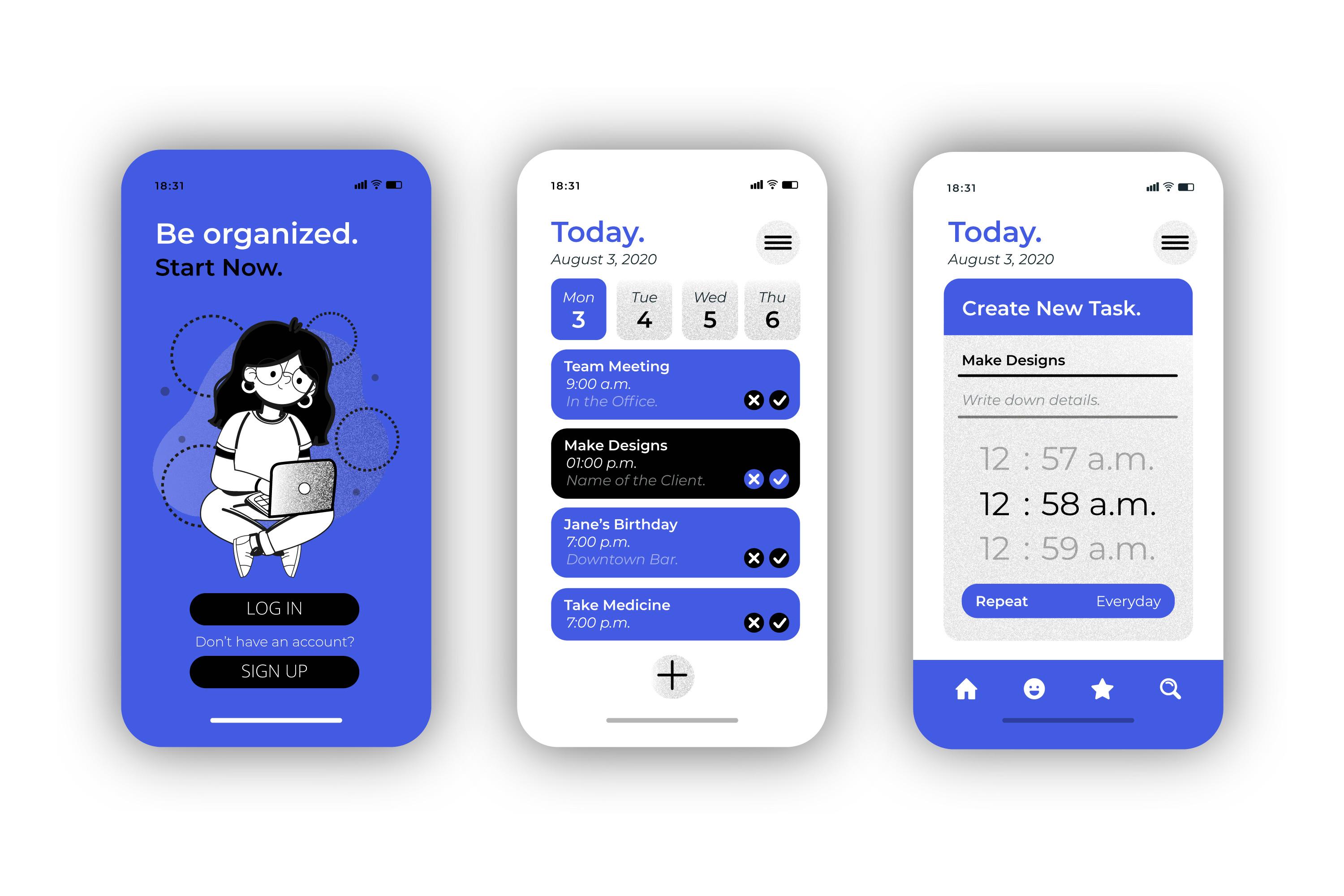 Tech startup website